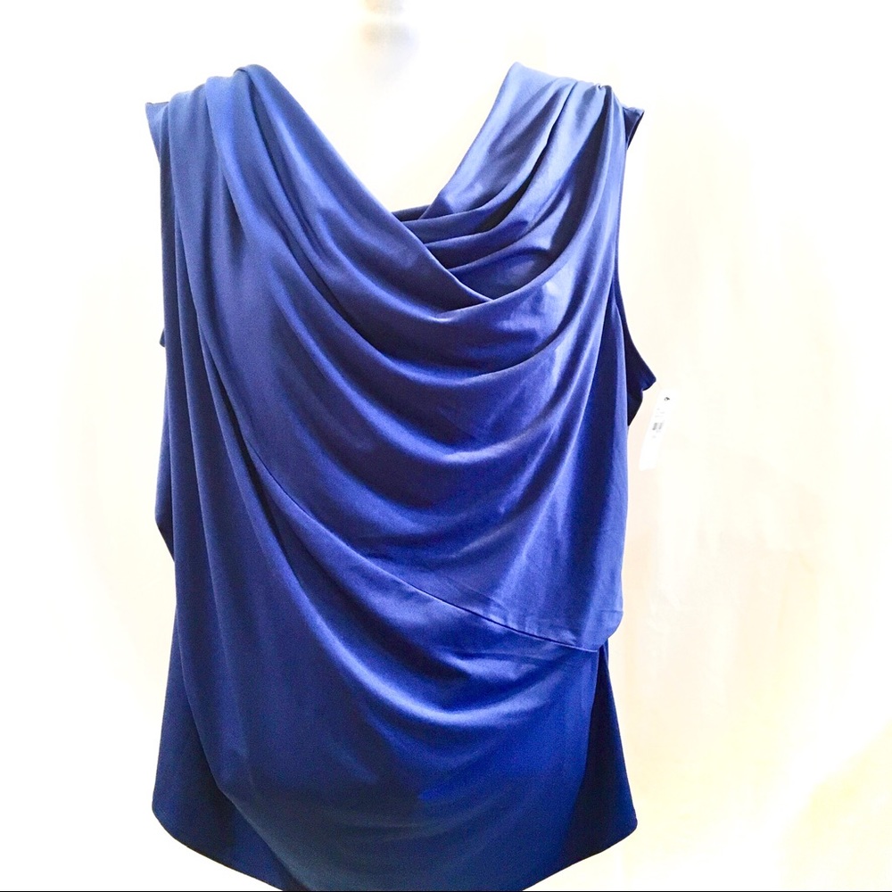 Lane Bryant Draped Top | Lined | SZ 22/24